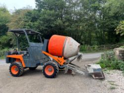 2010 MZ IMER 1000-HT 4WD SELF LOADING CONCRETE MIXER/DUMPER - RUNS AND DRIVES