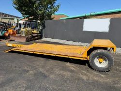 16FT FLAT DROPBED PLANT DIGGER/TRACTOR LOWLOADER TRAILER