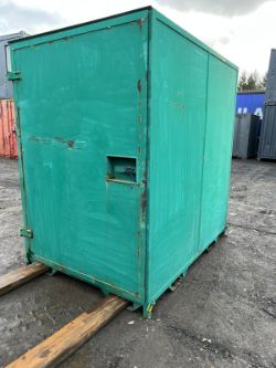 SMALL TOILET BLOCK WITH LOCKABLE STORE