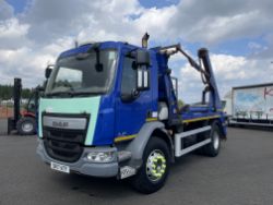 2017 DAF LF 55.230 18 TON SKIP LOADER HYVA EQUIPMENT EX COUNCIL *226K MILES*