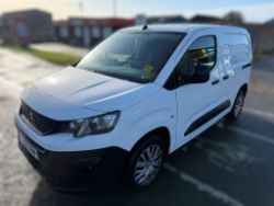 2020 20 PEUGEOT PARTNER PROFESSIONAL L1 BHDI PANEL VAN - 99K MILES - EURO 6 - 3 SEATS