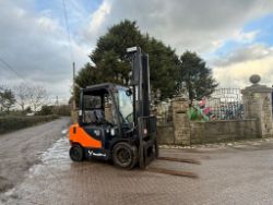 2014 DOOSAN D30S-5 3 TON DIESEL COUNTERBALANCE FORKLIFT