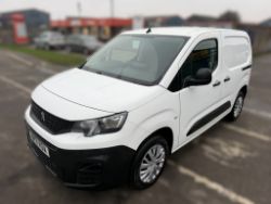 2022 71 PEUGEOT PARTNER PROFESSIONAL PREM BHDI PANEL VAN - 92K MILES - AIR CON - 3 SEATS