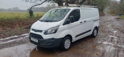 2017 17 FORD TRANSIT CUSTOM 310 PANEL VAN - EX BT - 85K MILES - EURO 6 - 1 KEY
