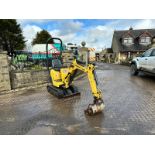 2017 YANMAR SV08 MINI EXCAVATOR- 1763 HOURS