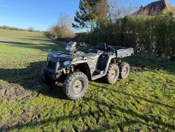 2018 POLARIS SPORTSMAN 570EFI BIG BOSS 6X6 FARM QUAD BIKE.