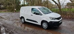 2021 21 PEUGEOT PARTNER PROFESSIONAL L1 BHDI PANEL VAN - 123K MILES - 3 SEATS - 1 KEY