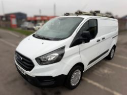 2018 18 FORD TRANSIT CUSTOM 320 BASE PANEL VAN - EX BT - 80K MILES - 2 SEATS - 1 KEY