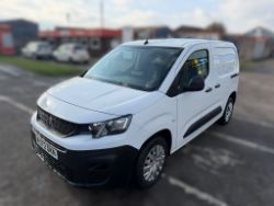 2022 72 PEUGEOT PARTNER S EV PROFESSIONAL PREMIUM PANEL VAN - 44K MILES - 3 SEATS