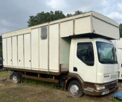 2006 06 LEYLAND DAF LF DIESEL 5 SPEED MANUAL - HORSEBOX PROFESSIONALLY BUILT BY DAVID WILLIAMS