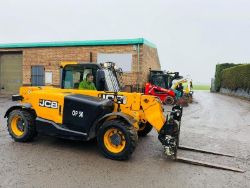 JCB 525-60 HI VIZ TURBO TELEHANDLER *YEAR 2019* *C/W PALLET TINES*