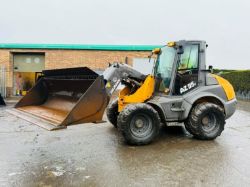 MECALAC N506 E125 ARTICULATED WHEELED LOADER *C/W BUCKET* *3134 HOURS*
