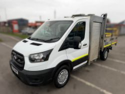 2020 70 FORD TRANSIT TIPPER VAN - 69K MILES - AIR CON - UTILITY BOX