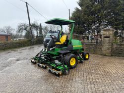 2013 JOHN DEERE 7700 PRECISION CUT 4WD 5 GANG CYLINDER MOWER *2193 HOURS*