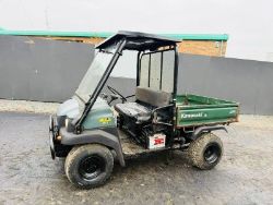 KAWASAKI 3010 MULE 4WD DIESEL UTILITY VEHICLE*REAR TIP* 2264 HOURS*