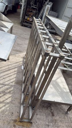 STAINLESS STEEL HEAVY-DUTY INDUSTRIAL RACK