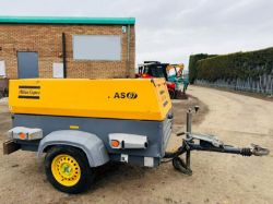 2008 ATLAS COPCO XAS67 TOWABLE AIR COMPRESSOR *C/W DEUTZ ENGINE*