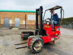 MOFFETT M5 25.3TL FORKLIFT *C/W KUBOTA ENGINE* *1454 HOURS*