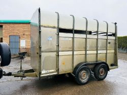IFOR WILLIAMS CATTLEBOX TRAILER*C/W PARTITION*