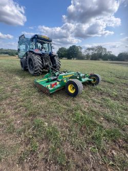 2014 MAJOR HR12000GR SINGLE AXLE 3 GANG BATWING TOPPER MOWER