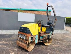 AMMANN AV12-2 VIBRATING DOUBLE DRUM ROLLER*C/W ROLL BAR*