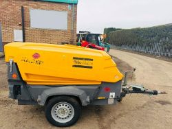 2015 ATLAS COPCO XAS67 AIR COMPRESSOR *C/W KUBOTA ENGINE*