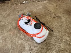 NEW/UNUSED BOSS 50 LITRE ATV SPRAYER - CHOICE OF THREE