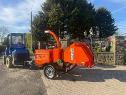 2014 TIMBERWOLF TW190-TDHB 7.5” DIESEL SINGLE AXLE WOOD CHIPPER