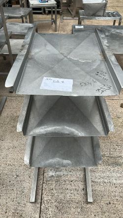 STAINLESS STEEL MULTI-TIERED INDUSTRIAL METAL RACK