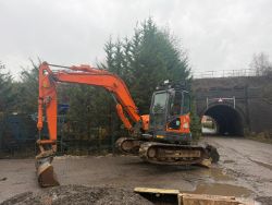 2017 DOOSAN DX85R-3 MIDI EXCAVATOR *5959 HOURS*