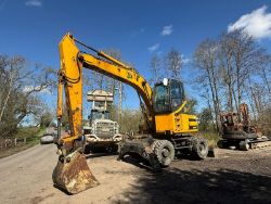 2003 JCB JS160W HIGH CAB WHEELED EXCAVATOR *10,038 HOURS*
