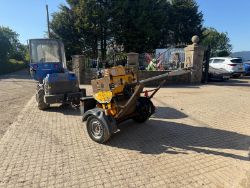 2017 TEREX MBR71 F/R PEDESTRIAN ROLLER WITH TEREX SINGLE AXLE TRAILER