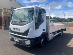 2017 17 IVECO EUROCARGO 75E16S S-A DROP SIDE VAN - 369K MILES - 3 SEATS - EURO 6