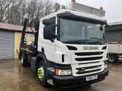 2014 64 PLATE SCANIA P280 18 TON SKIP LOADER HCV - 435000KM - EURO 6