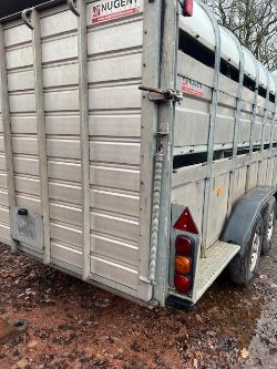 2012 NUGENT 12FT CATTLE TRAILER