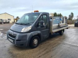 2010 10 CITROEN RELAY 40 HDI 160 XLWB FLATBED