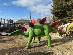 LARGE STEGOSAURUS DINOSAUR DECORATION