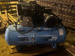 THREE PHASE ABAC AIR COMPRESSOR 270 L TANK