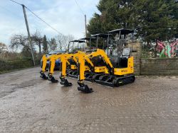 NEW/UNUSED 2025 JPC KV12 MINI EXCAVATOR (YELLOW)
