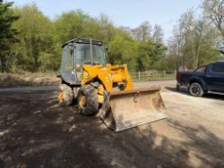 JCB 2CX AIRMASTER 4WD 4WS WHEELED FRONT LOADER *7710 HOURS*