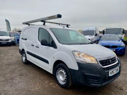 2017 67 PEUGEOT PARTNER BLUE HDI CREW CAB VAN - 100K MILES - EURO 6 - 5 SEATS - NO VAT