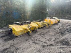 JOBLOT OF X4 2016/2014 MULTISWEEP/JCB HYDRAULIC SWEEPER COLLECTORS