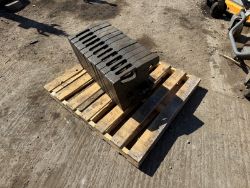 PALLET OF 12 KUBOTA 47KG FRONT TRACTOR WEIGHTS