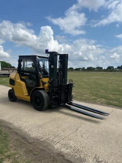 CATERPILLAR 4.5 TONNE DIESEL FORKLIFT DOUBLE PALLET HANDLER CONTAINER SPEC *12% BP*