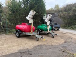 2016/2017 TRAILER ENGINEERING SINGLE AXLE WATER BOWSER TRAILER WITH DUST SUPRESSION UNIT