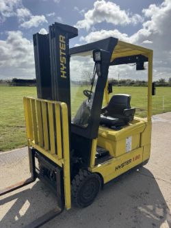 HYSTER 1.8 ELECTRIC FORKLIFT TRUCK CONTAINER SPEC *12% BP*