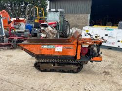 AUSA PETROL TRACKED DUMPER - RUNS AND DRIVES