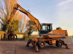 CASE 1188 POCLAIN 4WD WHEELED SCRAP HANDLER - C/W 5 TINE SCRAP HANDLER