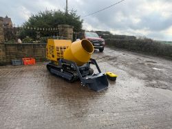 NEW/UNUSED 2025 CAPTOK CK-JBC400D DIESEL COMPACT TRACKED SELF LOADING CONCRETE CEMENT MIXER