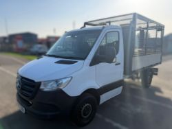 2020 20 MERCEDES-BENZ SPRINTER 316 CDI CAGED TIPPER VAN - 88K MILES - EURO 6